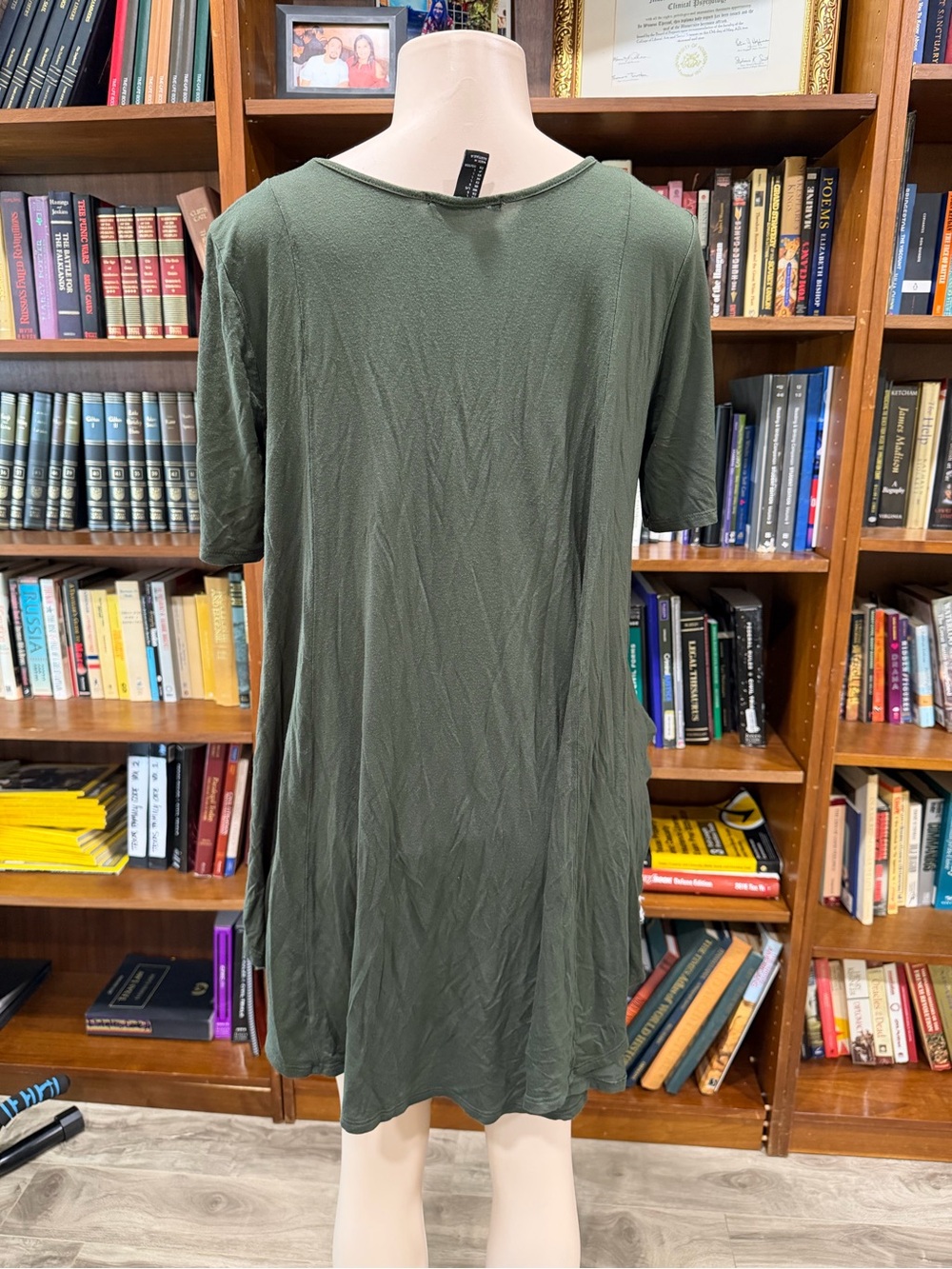 Forever 21 Olive Green Swing Tunic Top - Picture 3 of 6
